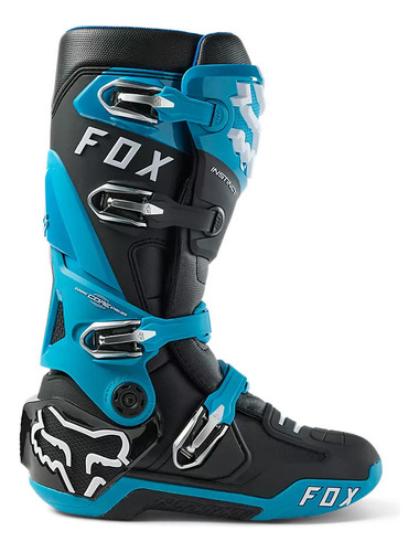 Botas Moto Instinct Azul Fox