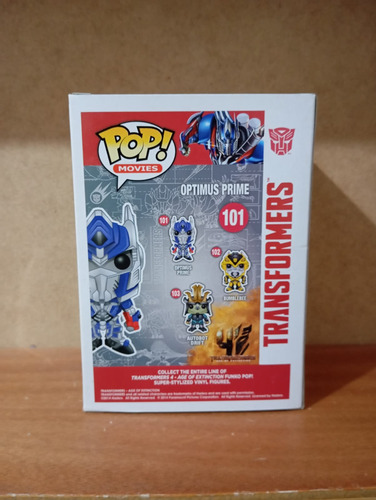 Funko Pop Optimus Prime #101 Transformers, Vaulted (Usado)