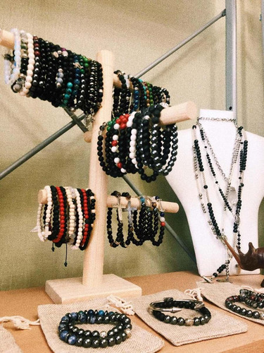 Pulseras De La Distancia - Piedras Naturales Pareja Amistad