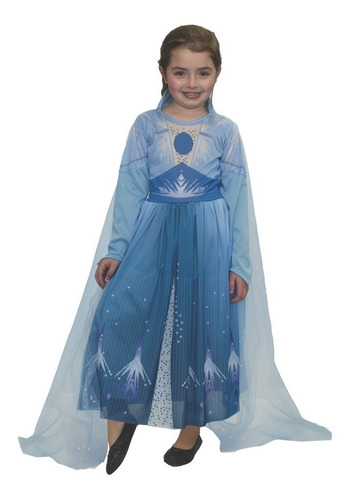 Disfraz Disney Frozen 2 Elsa Vestido Celeste Newtoys Clasico