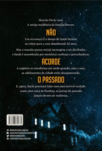 Não acorde o passado, de Jackson, Lisa. Editorial Editora Bertrand Brasil Ltda., capa mole em português, 2021