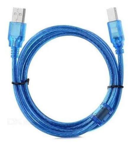 Cable Usb 2.0 Para Impresora O Arduino Tipo A A Tipo B Azul