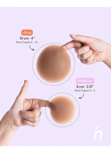 Cubre Pezón Más Cinta Adhesiva Invisible Ropa Doble Faz