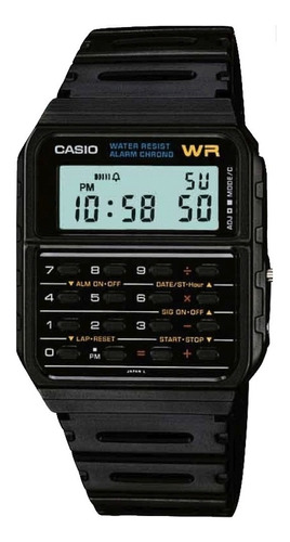 Imagen 1 de 5 de Reloj Hombre Casio Ca-53w-1 Calculadora Digital / Lhua Store