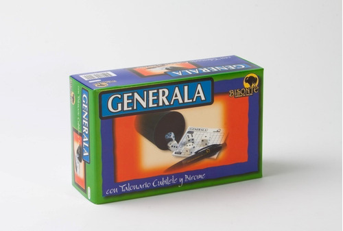 Generala Caja De Carton Con Birome Y Talonario