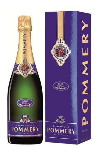 Imagen 1 de 8 de Champagne Frances Pommery Brut  Royal 750ml En Estuche