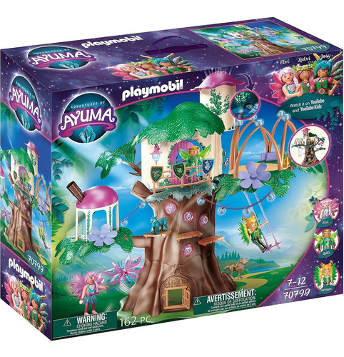 Figura Armable Playmobil Ayuma Árbol De La Comunidad 3