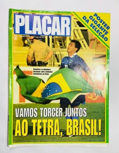 Brasil - Poster 18x 24 Calendário-Placar da Copa do Mundo 2018