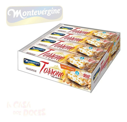 Torrone Amendoim Montevérgine - Display - Barrinha Grande