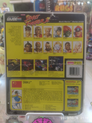 Street Fighter G.i. Joe Ed, Chun-li Action Figura Accion (Usado)