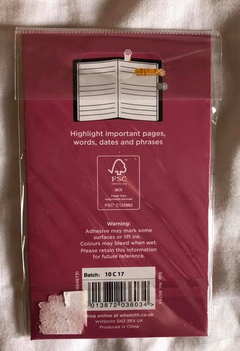 Cat Sticky Pages Markers Papelaria Inglesa Whsmith