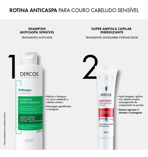 Vichy Dercos Sensitive Anticaspa Shampoo 200 Ml