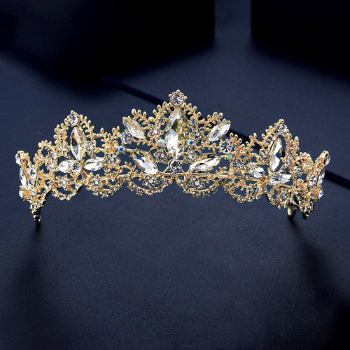 Mx1 Tiara Con 2 Coronas De Reina, Tiara Moderna Para Bodas,