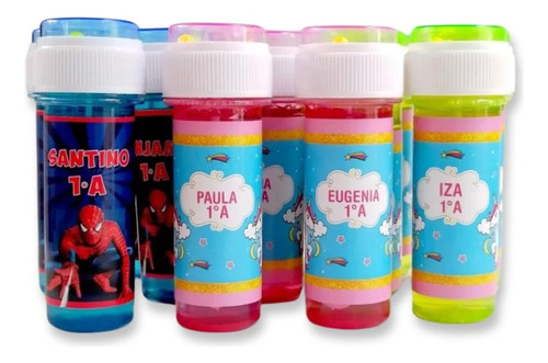 50 Burbujeros Sorpresitas Infantiles Souvenir Cumpleaños