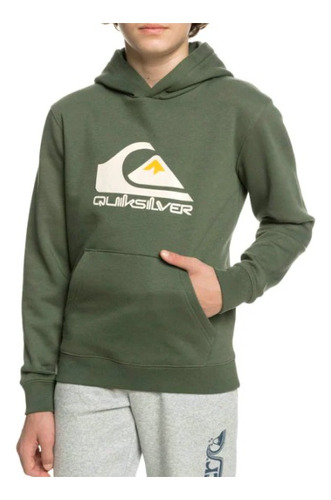 Buzo Quiksilver Canguro Niños Big Logo (ver) - Wetting Day