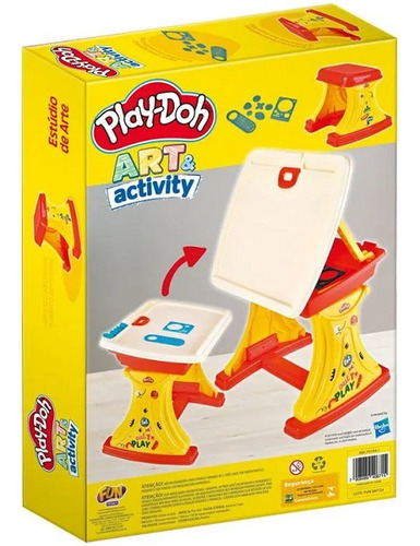 Mesa Educativa Play Doh 2 Em 1 Fun