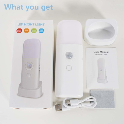 Luz Nocturna Con Sensor De Movimiento Para Interiores, ...