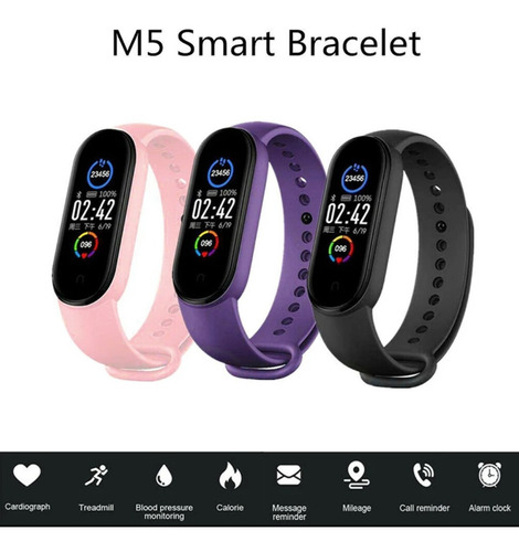 smart bracelet m4 carregador