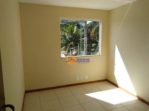 Maravilhoso Apartamento Com 2 Dormitórios À Venda, 72 M² Por R$ 255.000 - Costazul - Rio Das Ostras/rj - Ap0586