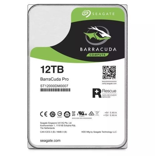 Disco Rigido 12tb Seagate Barracuda Pro 3.5 Sata3 7200rpm