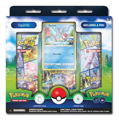 Pokémon Tcg: Colección Pokémon Go Pin Squirtle