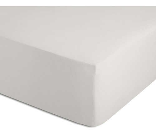 Lençol De Elástico Safira 180 Fios Dohler 100% Algodão King Cor Bege Desenho Do Tecido Liso
