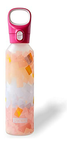 Botella De Agua De Cristal Que Cambia De Color Pyrex 17.5 Oz