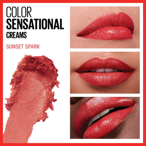 Lápiz Labial Maybelline New York Color Sensational Con Acaba