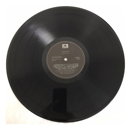 Lp Morrissey - Viva Hate (disco Excelente)