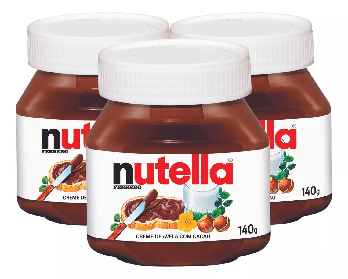 Terceira imagem para pesquisa de nutella 140g