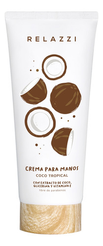 Crema De Manos Relazzi Coco Tropical 100g