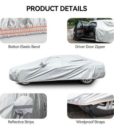 Cubierta Impermeable Para Automóvil Sedán Para Autom_6896451