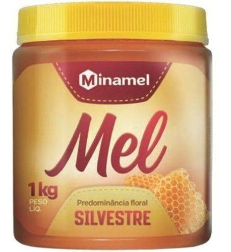 Mel Silvestre Pote 1kg - Mel Puro - Minamel