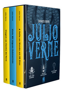 Livro Grandes Obras De Júlio Verne - Box Com 3 Livros