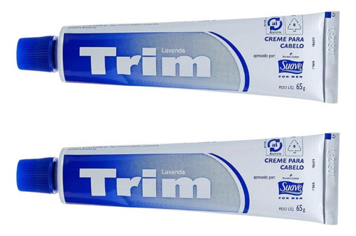 Creme Trim Para Cabelo 65g - Kit Com 2un