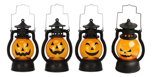 Farol Led Colgante De Calabaza Para Halloween, Lámpara, Vela