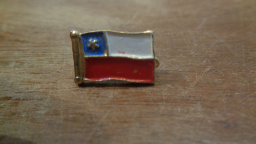 Antiguo Pin Bandera De Chile