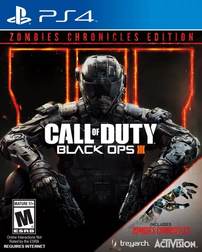 Jogo Call Of Duty Black Ops 3 Zombies Chronicles Ps4 Fisica