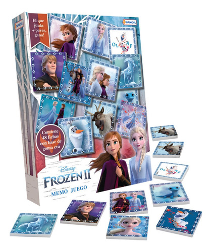 Juego De Memoria Memo Test De Disney Frozen Shp Tunishop