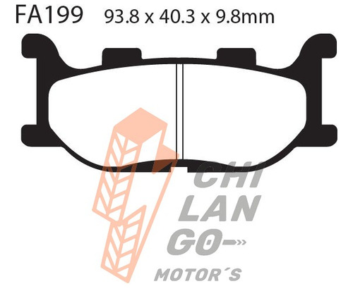 Balatas Ebc Del. Der. Yamaha Xvs 1100 V-star 08-09 Fa199