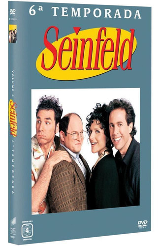 Dvd - Box Seinfeld: 6ª Temporada Completa (4 Discos)