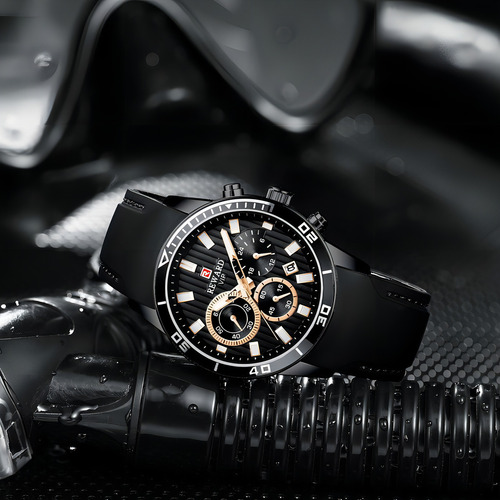 Relojes De Cuarzo Reward Business Calendar Para Hombre Color Del Bisel Negro