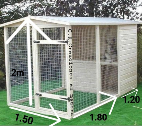 Imagen 1 de 3 de Cucha Y Corral De Perros Grandes