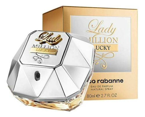 Perfume Lady Million Lucky De Paco Rabanne 80ml Original