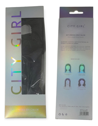 Kit De Ondas Sin Calor Rizador Rollos Rulero City Girl Varios