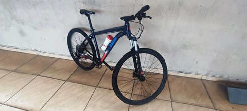 Bicicleta Aro 29 Caloi Explorer 20 18v Freio Hidráulico Azul 19 " (Usado)