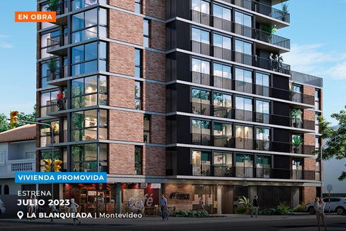 Imagen 6 de 16 de Torre Firenze | Venta Apartamento 1 Dormitorio A Estrenar En La Blanqueada | Vivienda Promovida | En Obra - Estrena 2023 | Oportunidad De Inversión En Pozo!