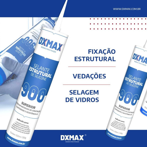 Imagem 2 de 4 de Silicone Estrutural Dx900 - 5uni - 300ml/410g