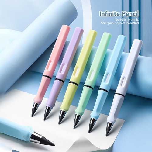 Kit 15 Lápices Infinito Mágico Lapicero Eterno Con Borrador
