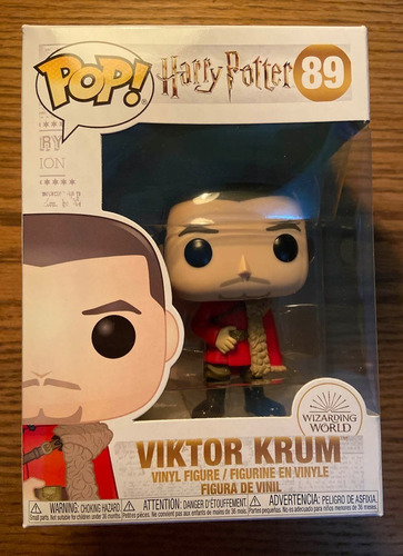Funko Pop! Harry Potter: Viktor Krum Yule 89 Caja C/detalle